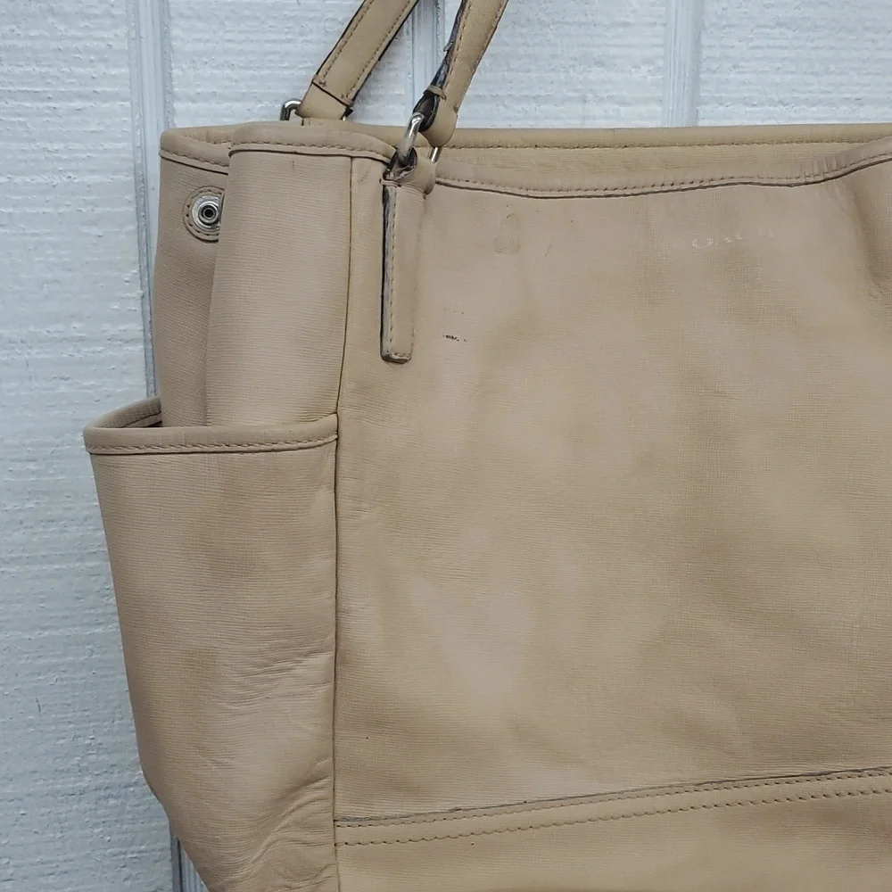 Coach Tan Diaper Bag